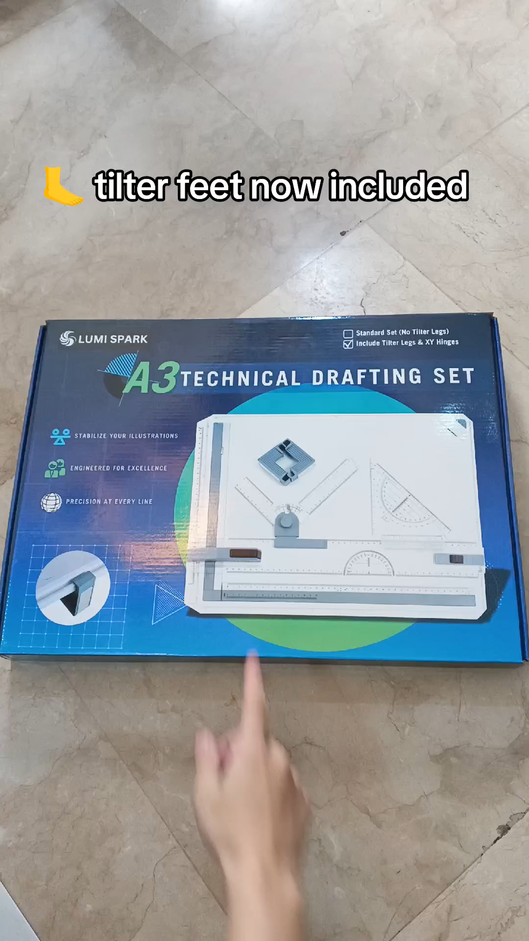 LUMISPARK A3 Drafting Set | Synchronicity Digitools RAPIDA3 Drawing ...