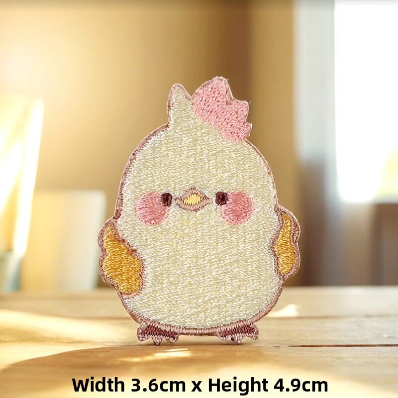 Cartoon Childrens Self-Adhesive Embroidered Patch DIY Denim down Jacket Patch Clothes Pants Bags Repair Hole