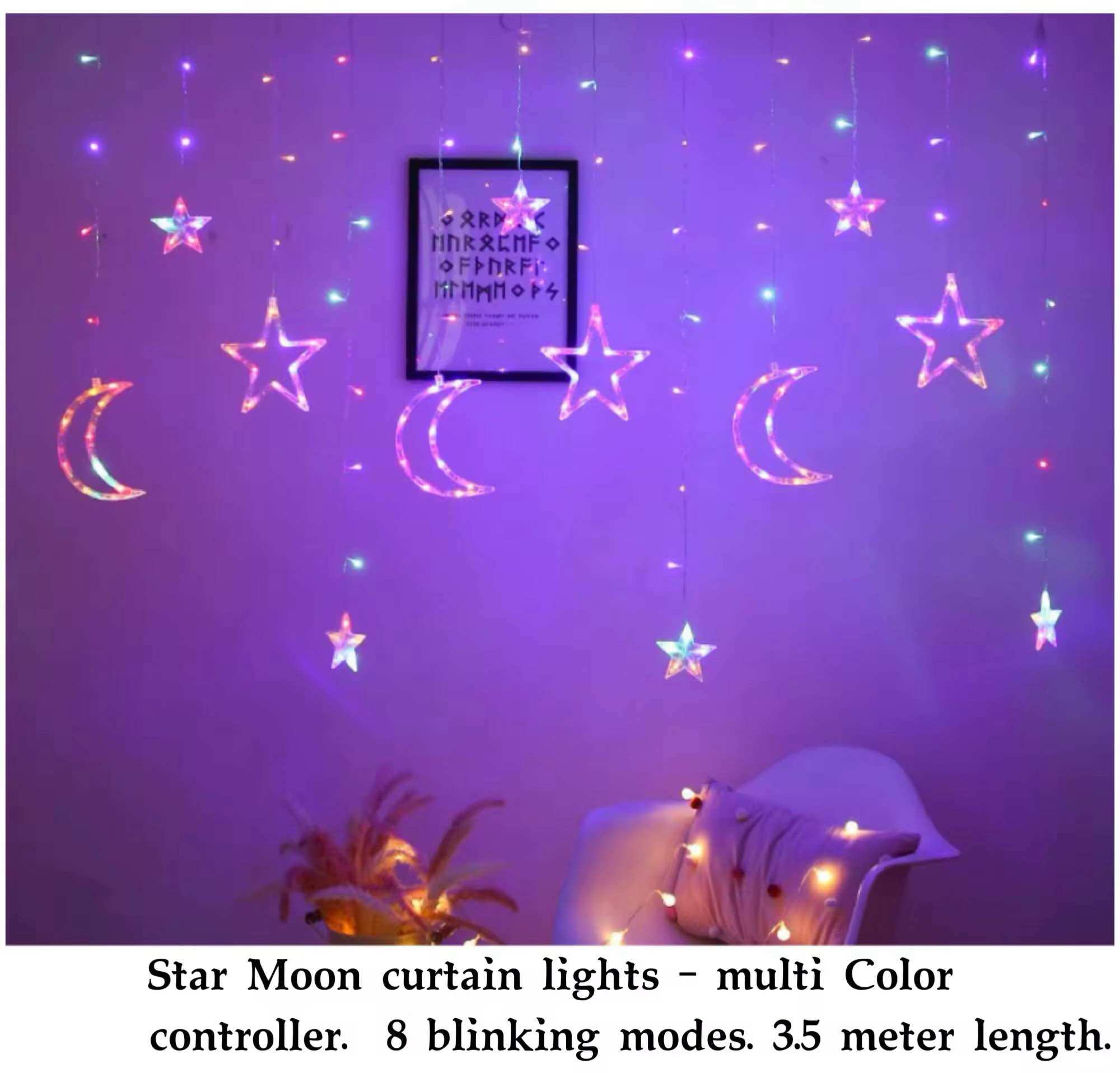 Hari Raya curtain lights Hari Raya decorative lights festival decorative lights.