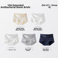 JIAZINI | 100% Cotton Anti-bacterial Seamless Summer Lightweight Womens Brief Underwear