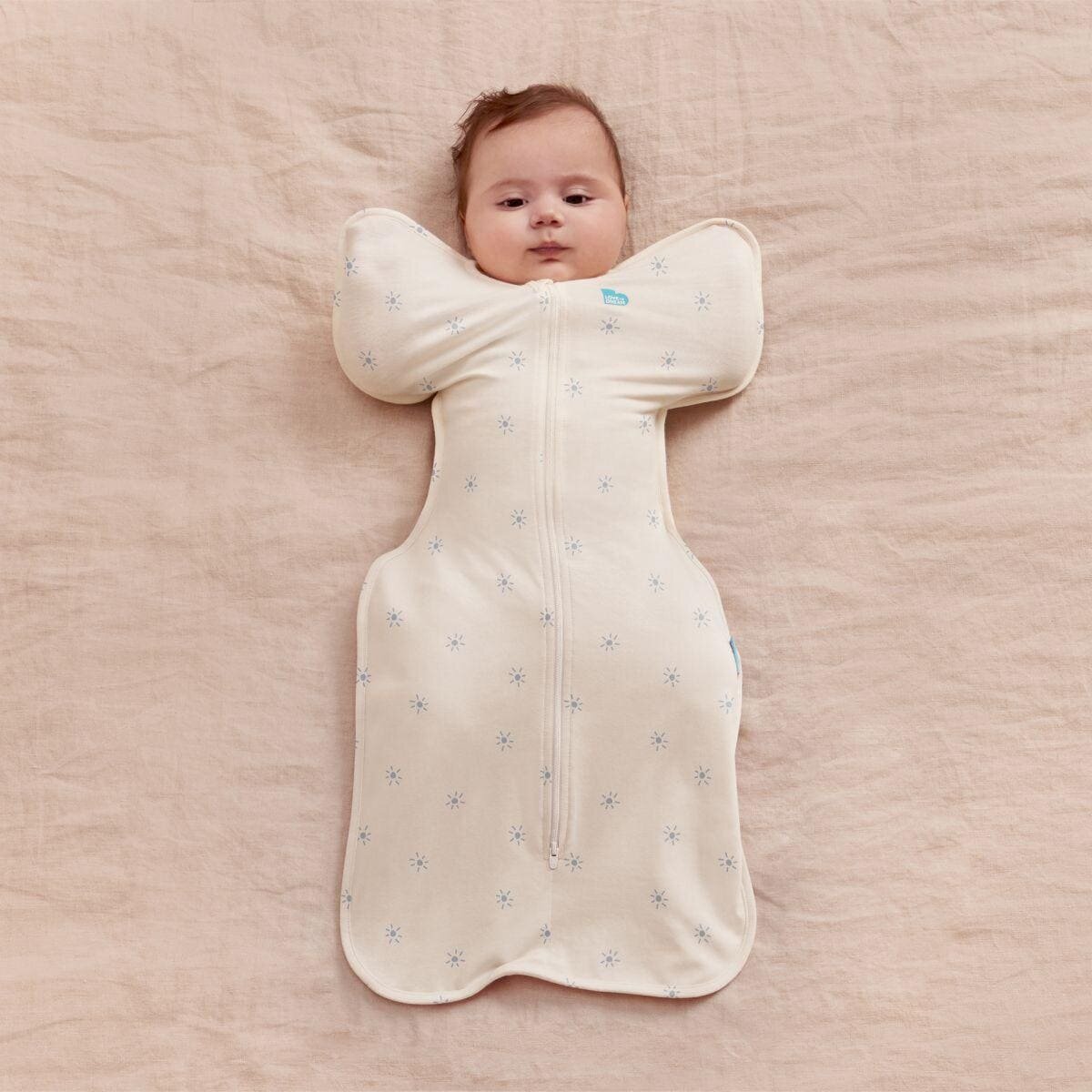 Love To Dream Swaddle UP Bamboo Lite 0.2 TOG Sunny Mist Blue - Assorted Sizes
