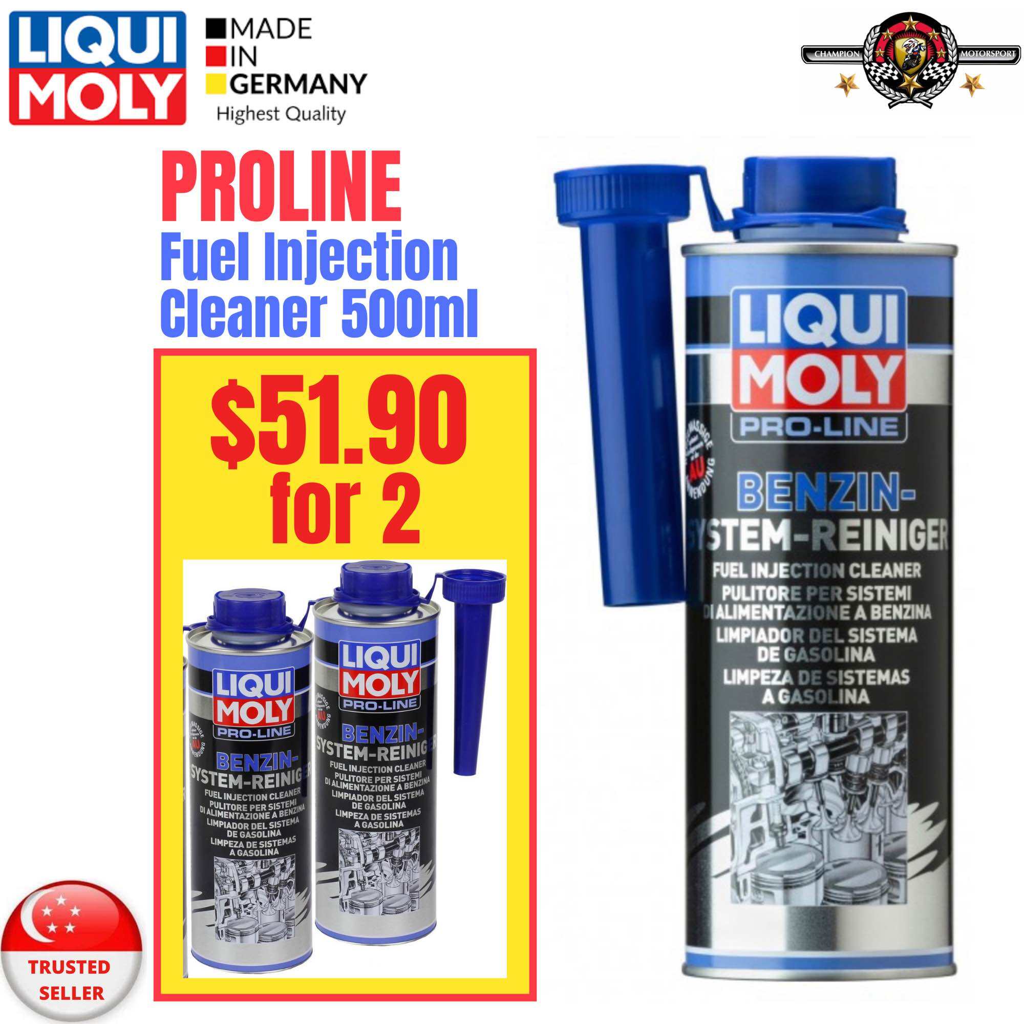 Liqui Moly Pro Line Fuel Injection Cleaner 500ml