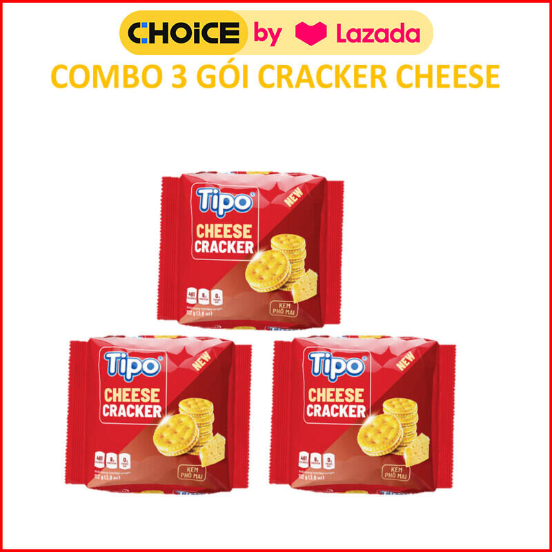 Combo 3 gói Bánh Tipo Cracker Cheese