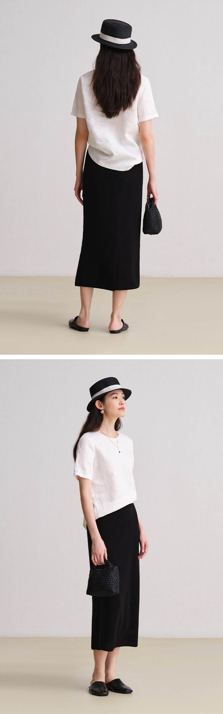 100% Linen Short Sleeve T-Shirt Women's Casual Style Original Travel Wear Spring Season Versatile Comfortable Fit round Neck
