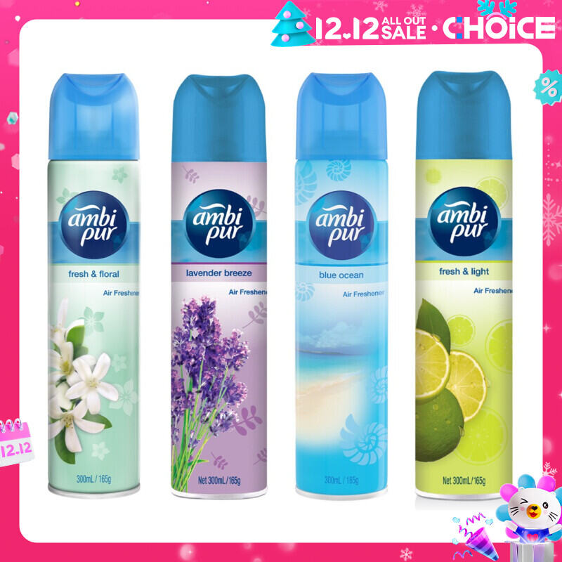 Xịt Phòng AMBI PUR Aerosol 300ml Hương Oải Hương/ Chanh/ Đại Dương/ Tươi Mát