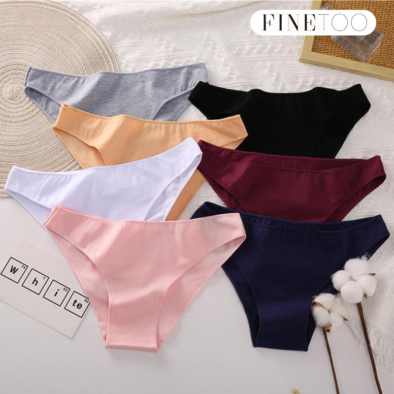 FINETOO Women's Cotton Comfortable Panties - Plus Size Underwear