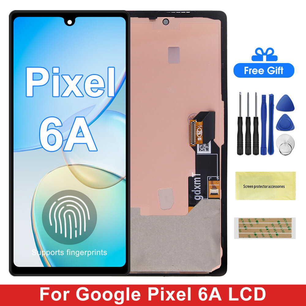 Original Tft Lcd Display Touch Panel For Google Pixel 6A - 100