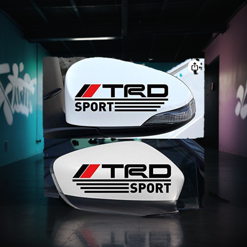 TRD Sport Sticker 2pcs custom. 
