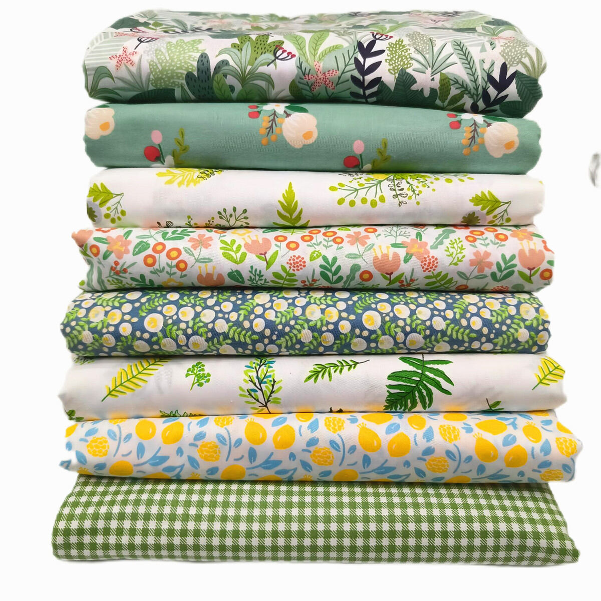 8PCS 20x 25cm Squares Cotton Craft Fabric Cloths for DIY Bundle Patchwork Quilting Sewing Scrapbooking Artcraft