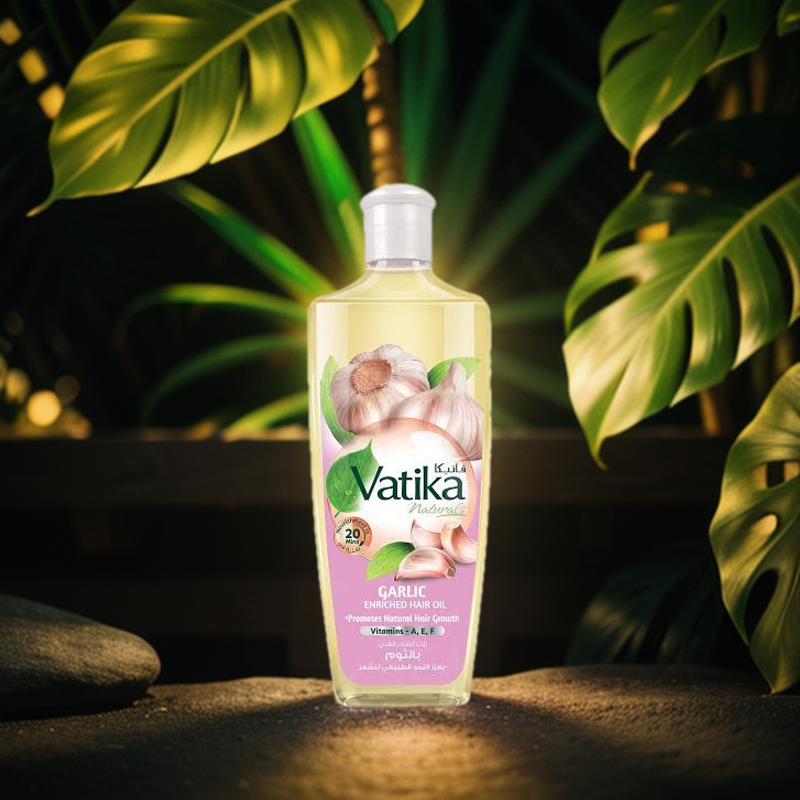 Vatika Garlic Natural Hair Oil in 200 ml