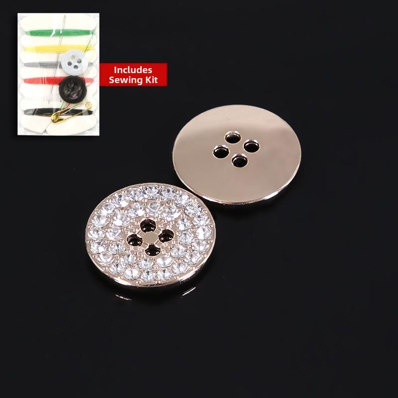 Decorative Diamond Round Buttons