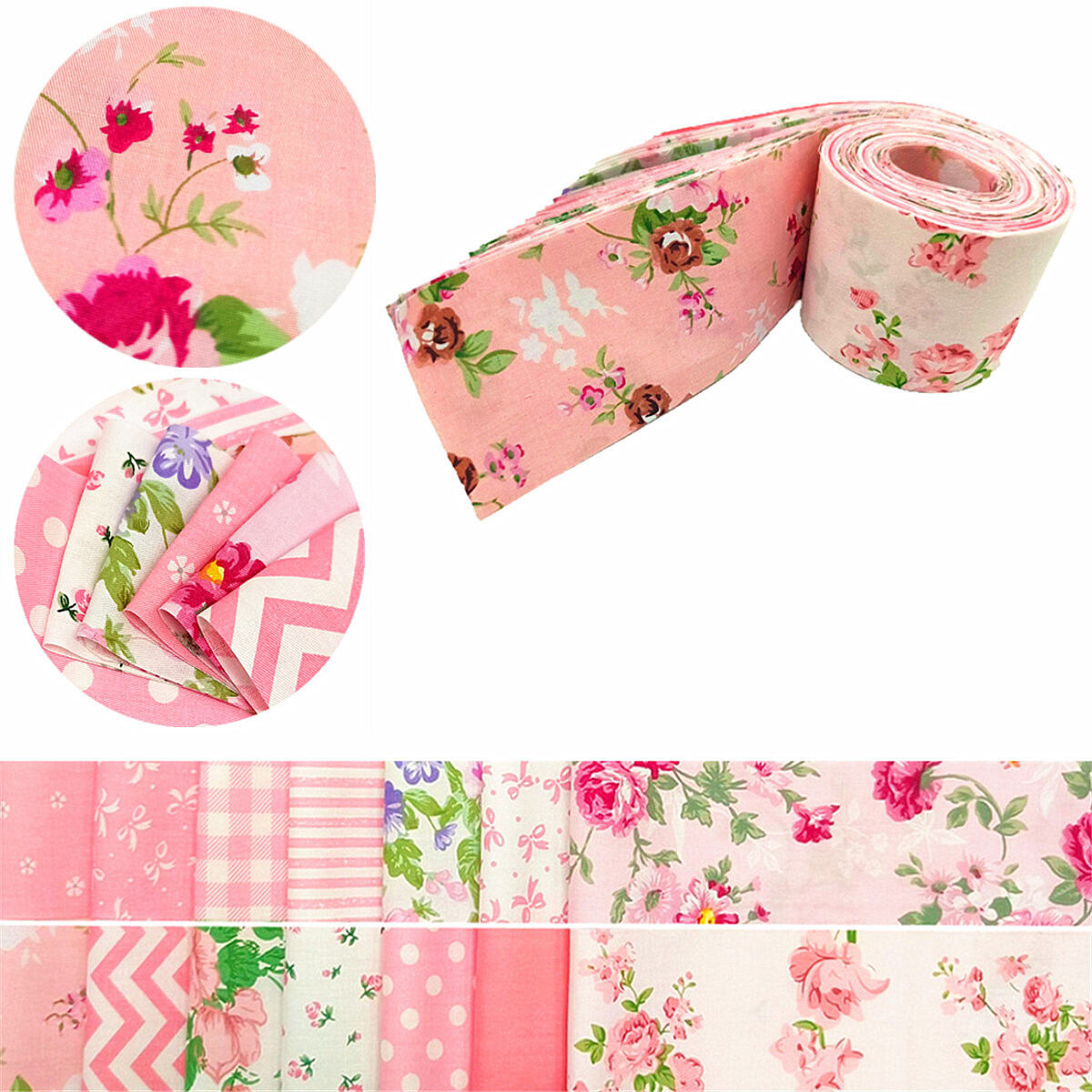 42Pcs Cotton Up Cotton Fabric Quilting Strips Patchwork Craft Cotton Quilting Fabric for atchwork Sewing DIY Craft