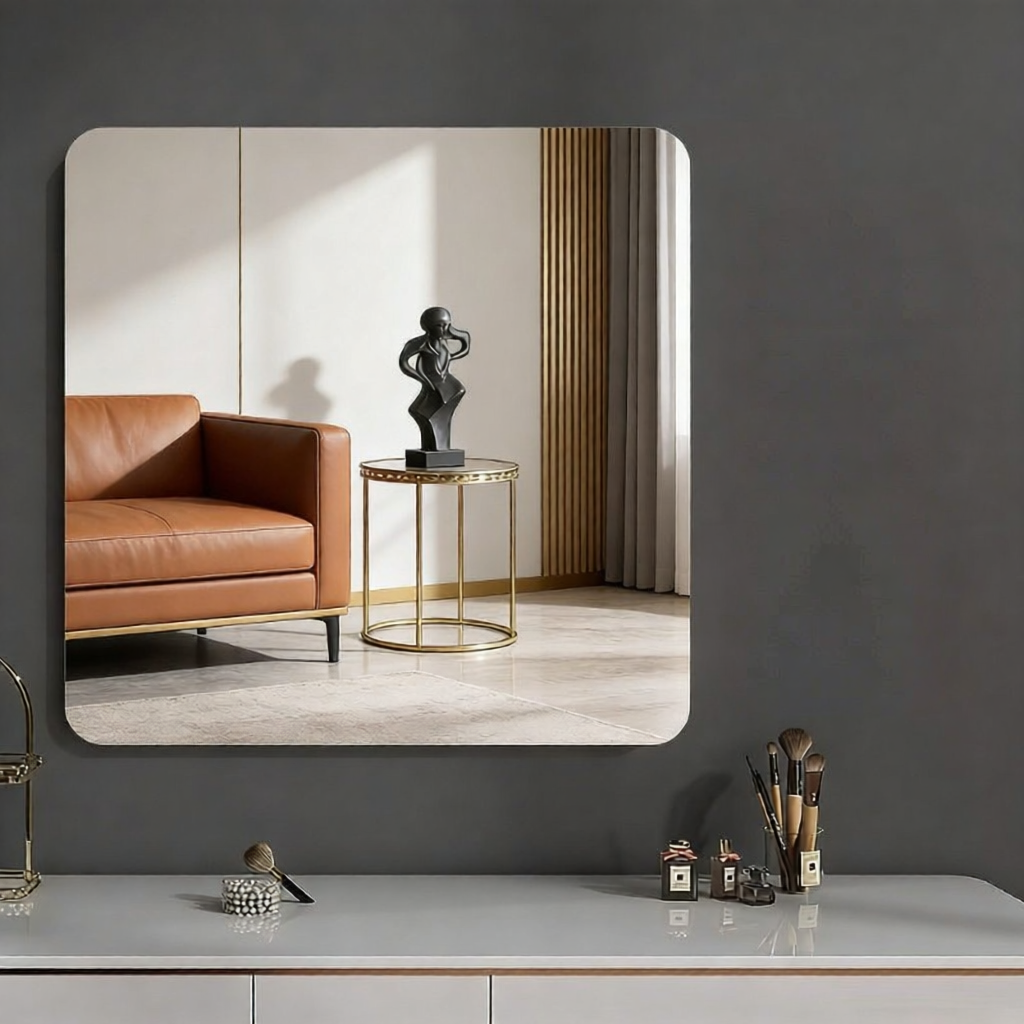 SUOLETE | Square Soft Self-adhesive Full-length Mirror Acrylic
