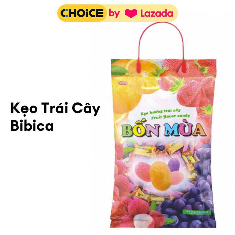 Kẹo Hương Trái Cây Bốn Mùa Bibica túi 650g