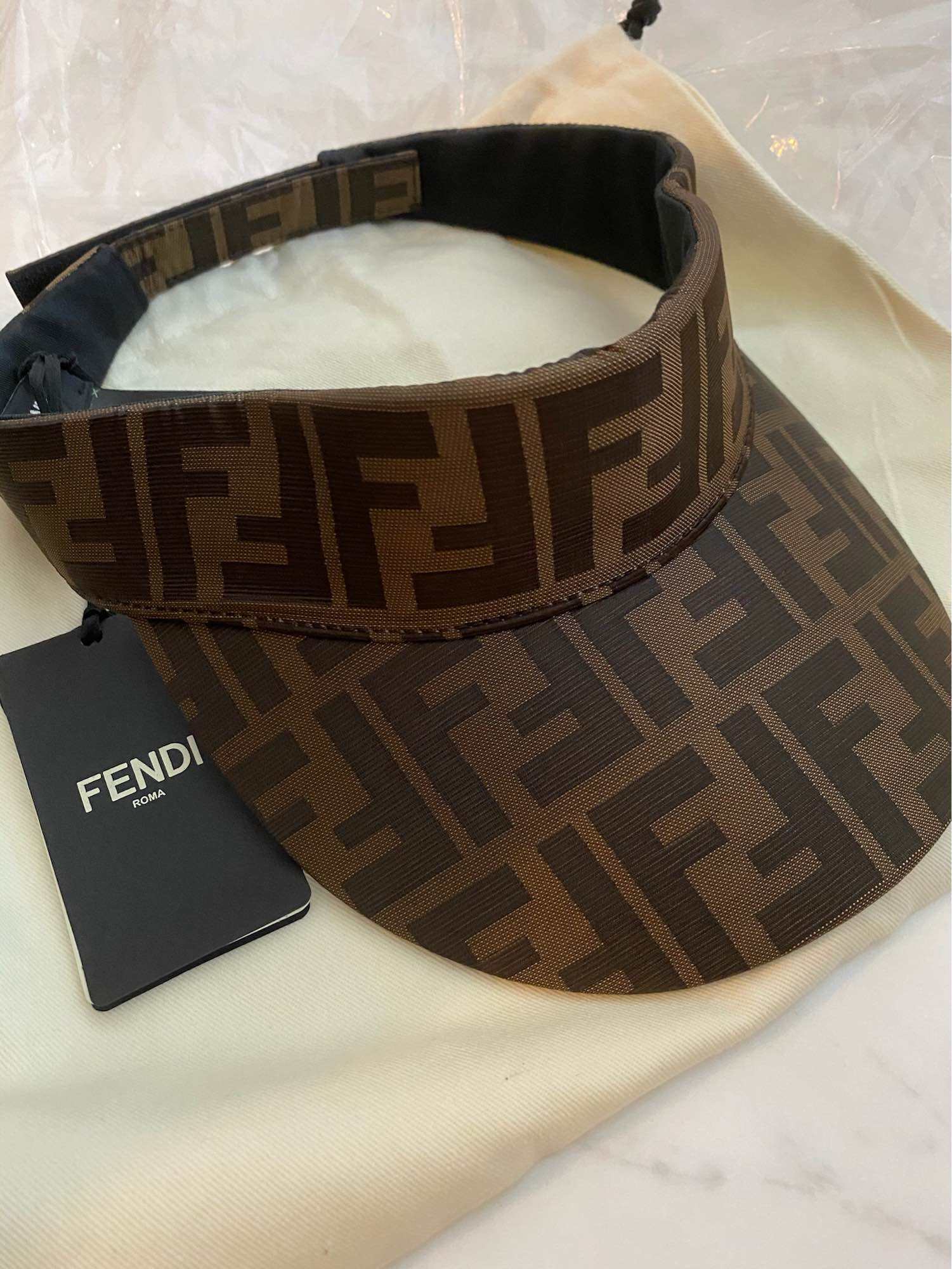 Fendi sun visor best sale