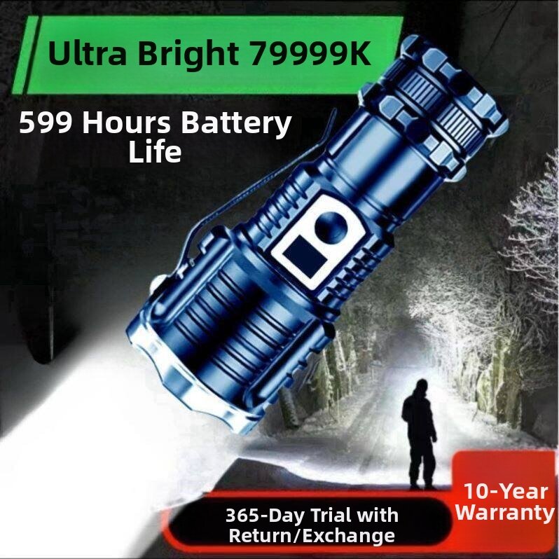 Ultra Bright Rechargeable Multifunctional Flashlight