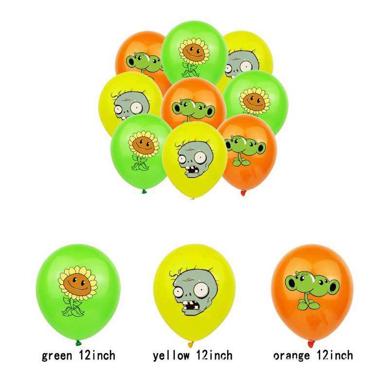 [SG Seller] Plants Vs Zombies Theme C PVZ Balloons Set Birthday Party ...