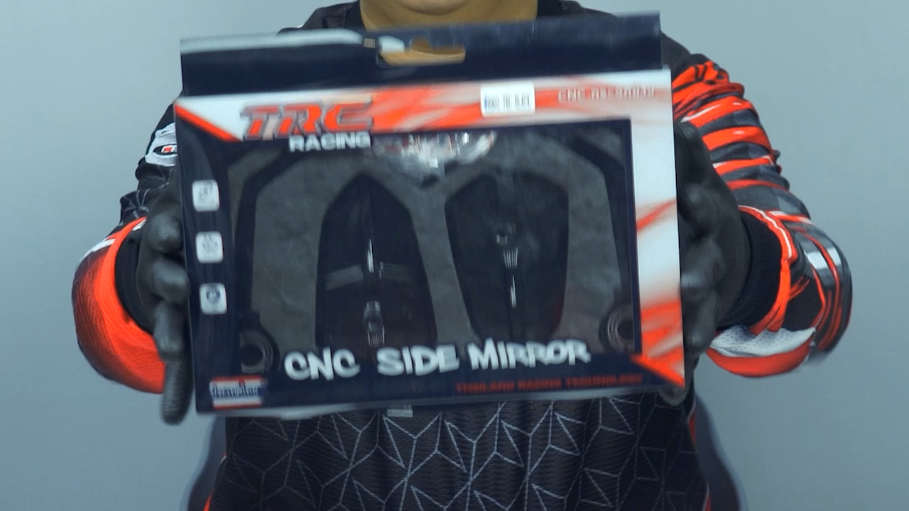 TRC Racing ALL CNC Bar End Side Mirror Carbon Legit LTO Approved 5900