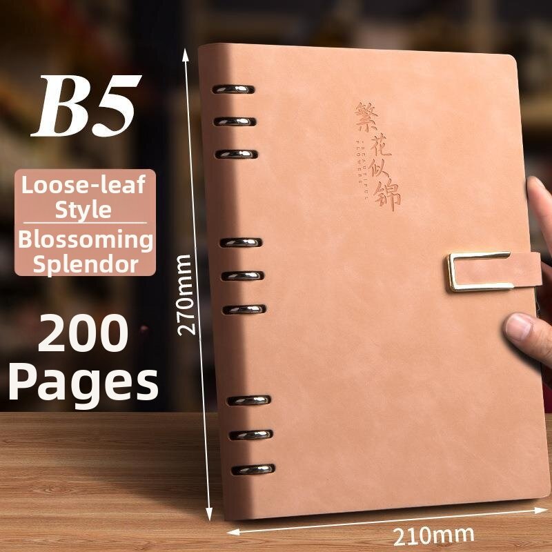 Leather-bound Flexible Professional Planner B5