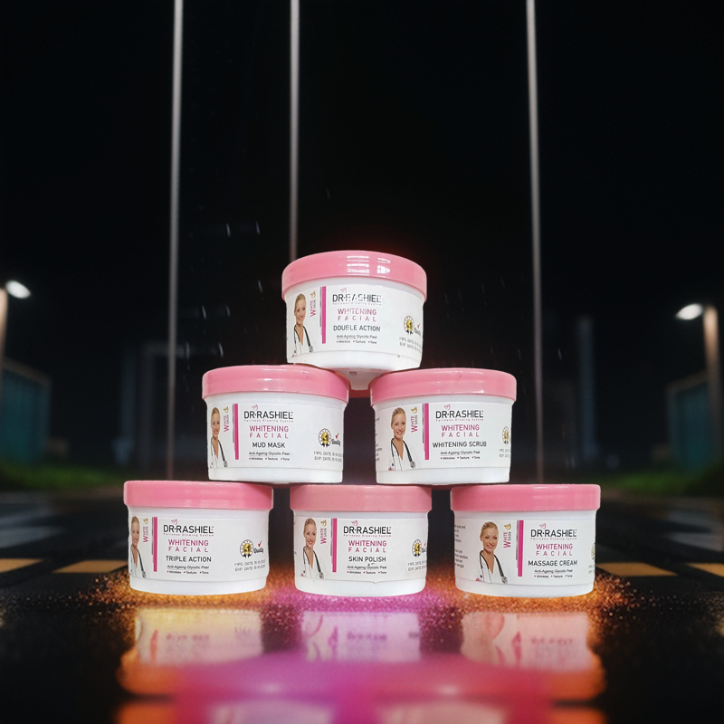 DR-RASHEL Whitening Facial Kit in Jars