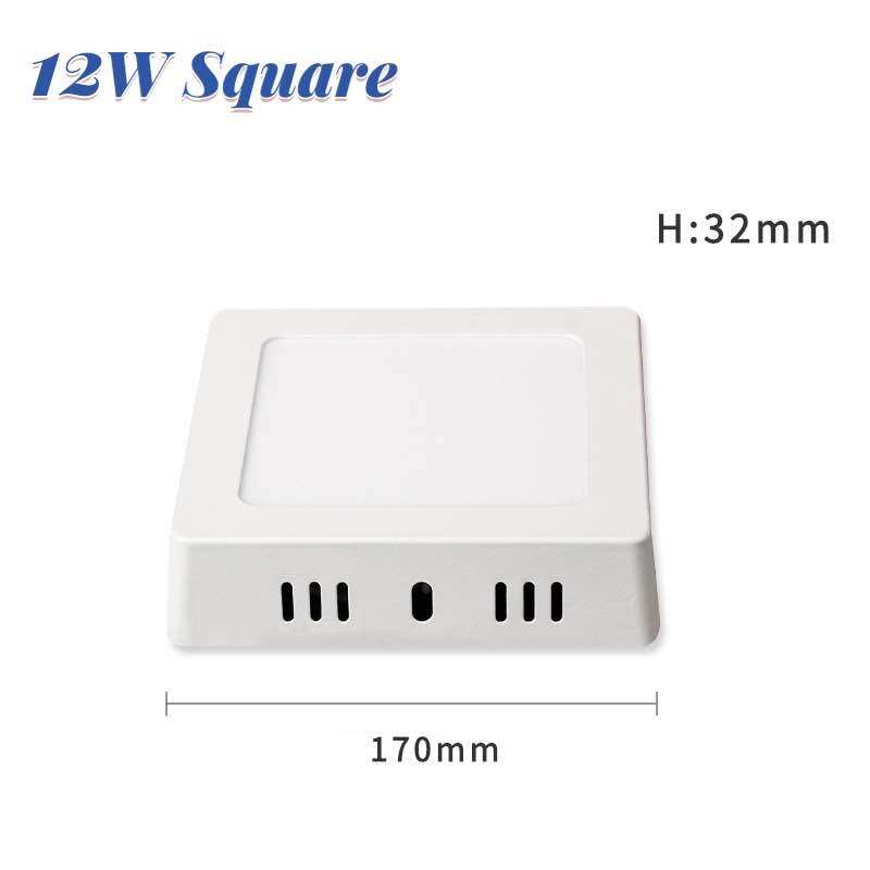 [Local Seller] LED Ceiling Surface Mounted Downlight LED Panel Light Square Round