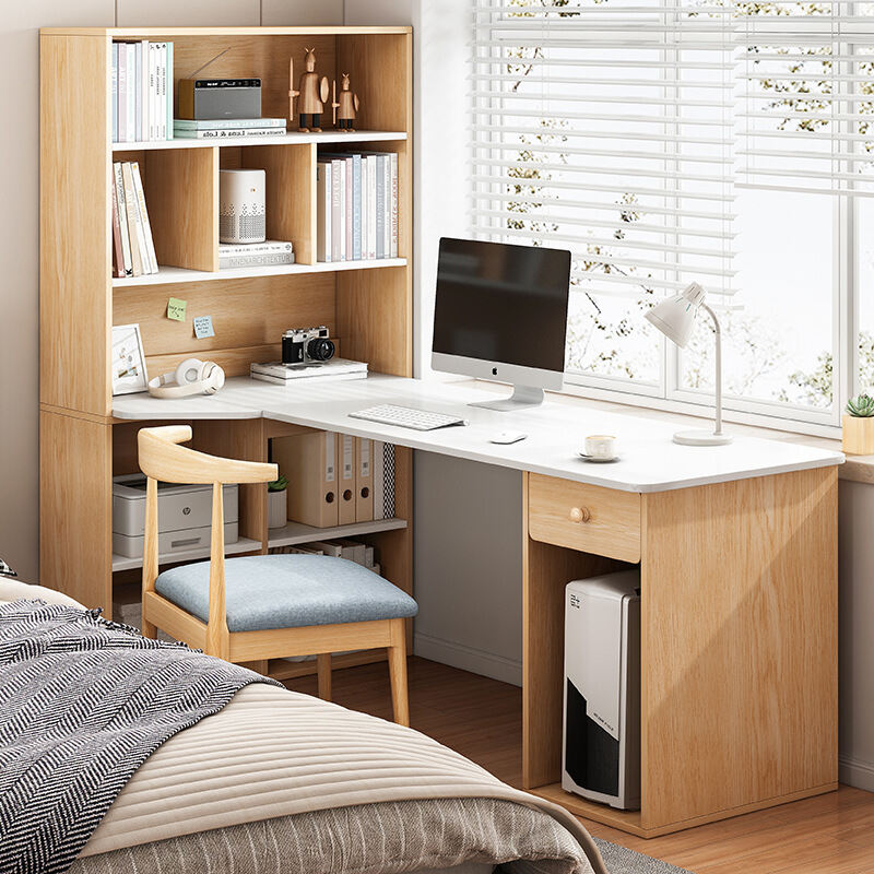 wall cabinet with computer table