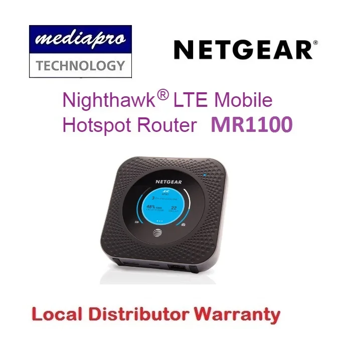 NETGEAR MR1100 Nighthawk® LTE Mobile Hotspot Router Mobile WIFI - 2 Years Local Distributor Warranty