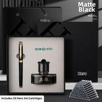 HERO | Aesthetic Hard Nib Fountain Pen for Calligraphy and Signature 0.7mm