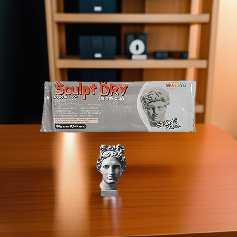 Mungyo%20Sculpt%20Air%20Dry%20Clay%20Stone%20Grey%20-%20500g%20-%20Image%204