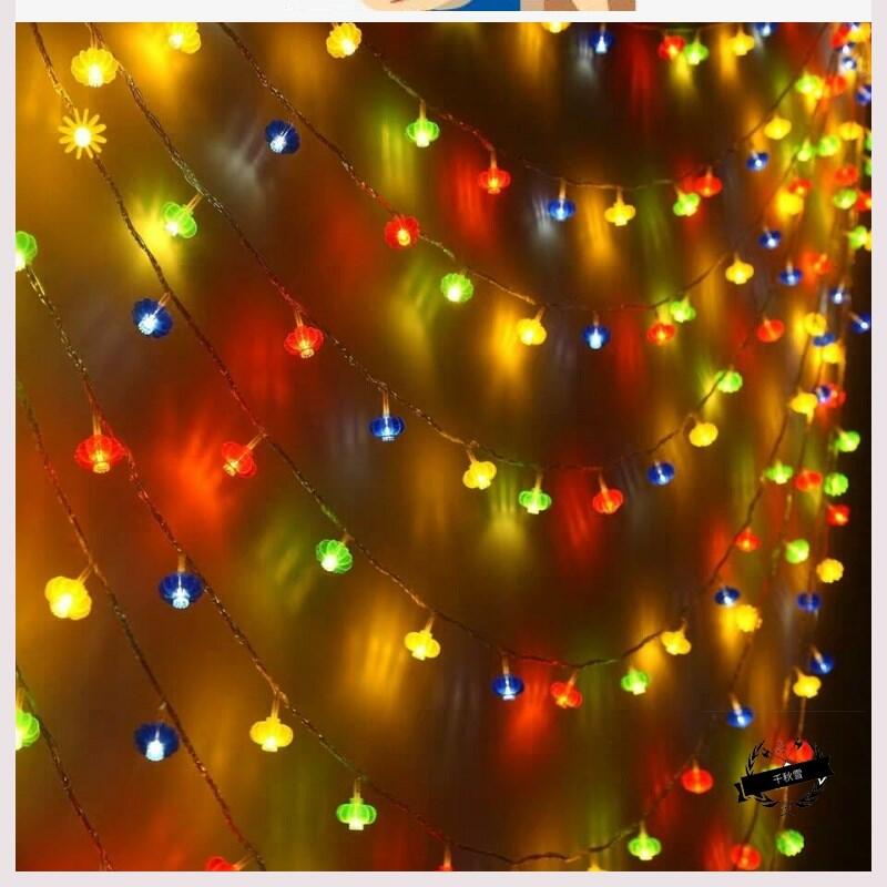 Spring Festival Festive Small Bell Pepper Chinese Knot Led Twinkle Light Colored Lantern Flashing String Wedding Decorative Lights Lantern Festival Red Lantern Lazada Singapore