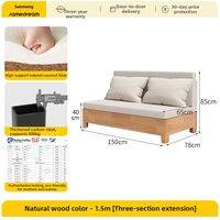 SAMEDREAM | Solid Wood New Model Convertible Sofa Bed for Small Spaces