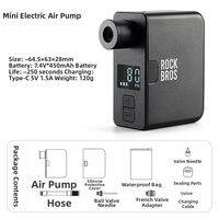 RockBros | High Pressure Portable Electric Air Pump for Bicycles