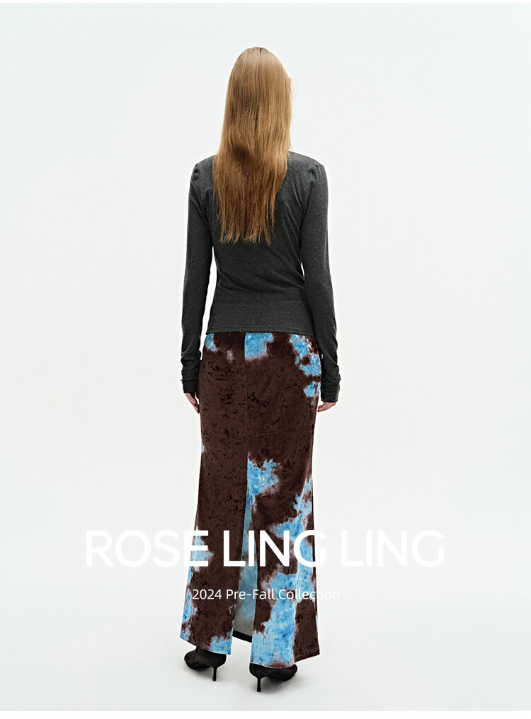 RoseLingLing Ultra-Fine Australian Silk Wool Blend Slimming Knit T-Shirt with Henley Collar for Women Casual Summer Style