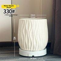 KUWUBIANJING | Resin Durable Luxury Large Flower Pot