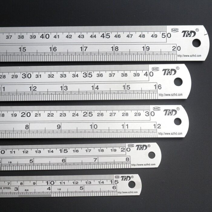 Thd Thick Steel Foot 80cm Stainless Rule 80 Centimeter Steel Measurement Ruler 31 Inch Metric Measuring Lazada Singapore