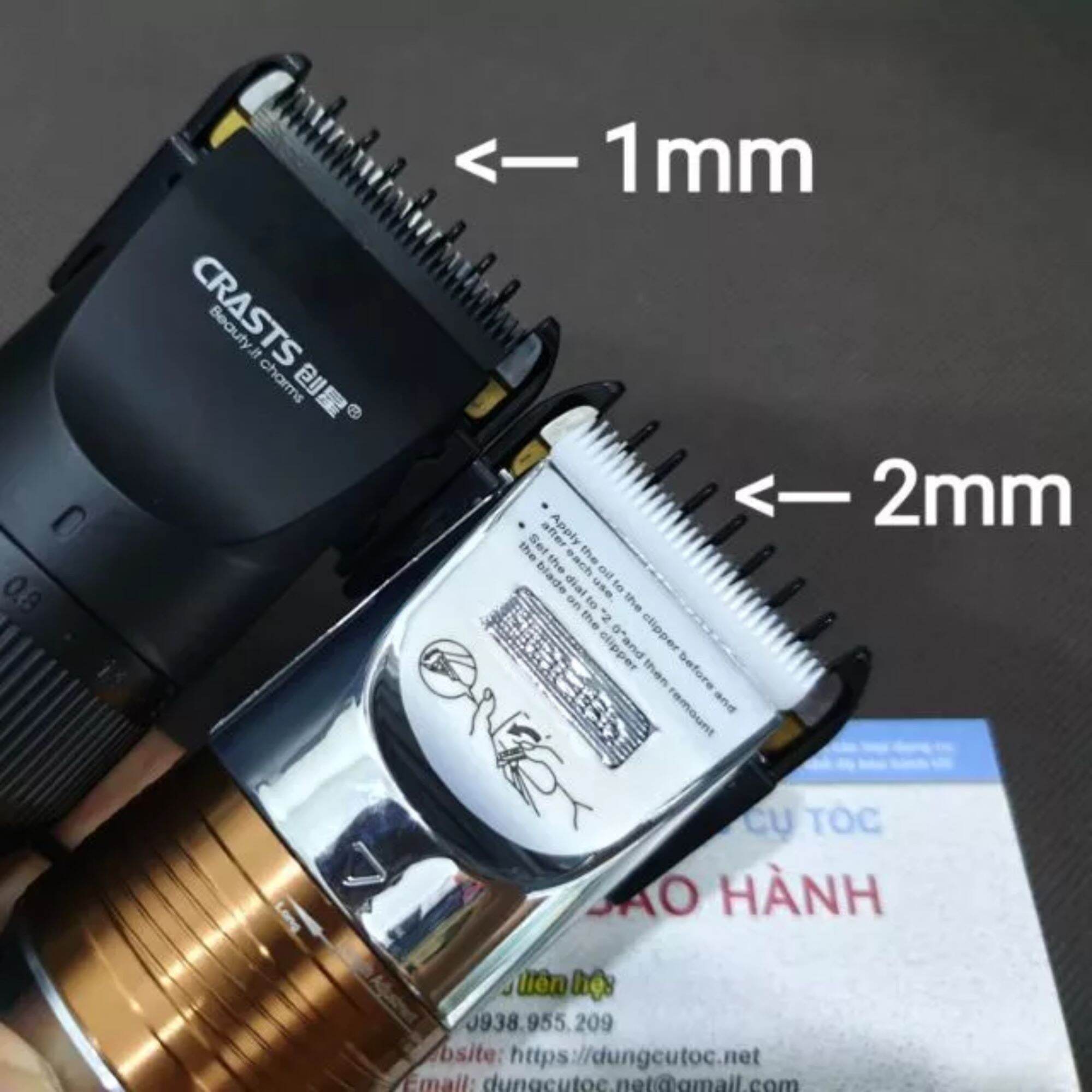 Cữ Tông Đơ Cắt Tóc 1mm 2mm Loại Tốt Cho Tông Đơ Pin Sạc Các Loại.(Ảnh thật)