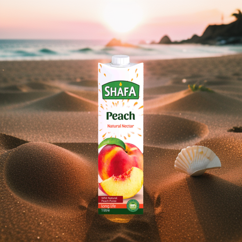 Shafa Peach Juice. 