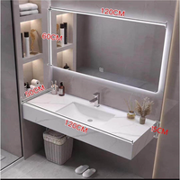 XUANXISHI | Modern Minimalist Bathroom Sink Set Vanity with Basin