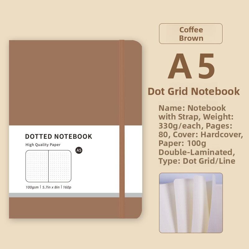 A5 Dotted Business Notebook 100G 160 Pages