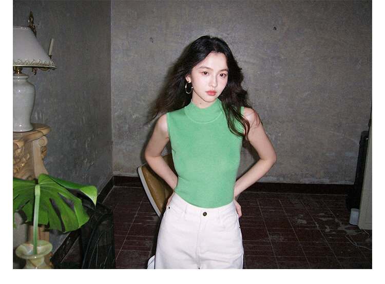 Wine Noon [Xixi] Hong Kong Style Retro Autumn High Waist Slim-Fit Wide-Legged Pants Micro-La Mop Pants White Denim Female · v2