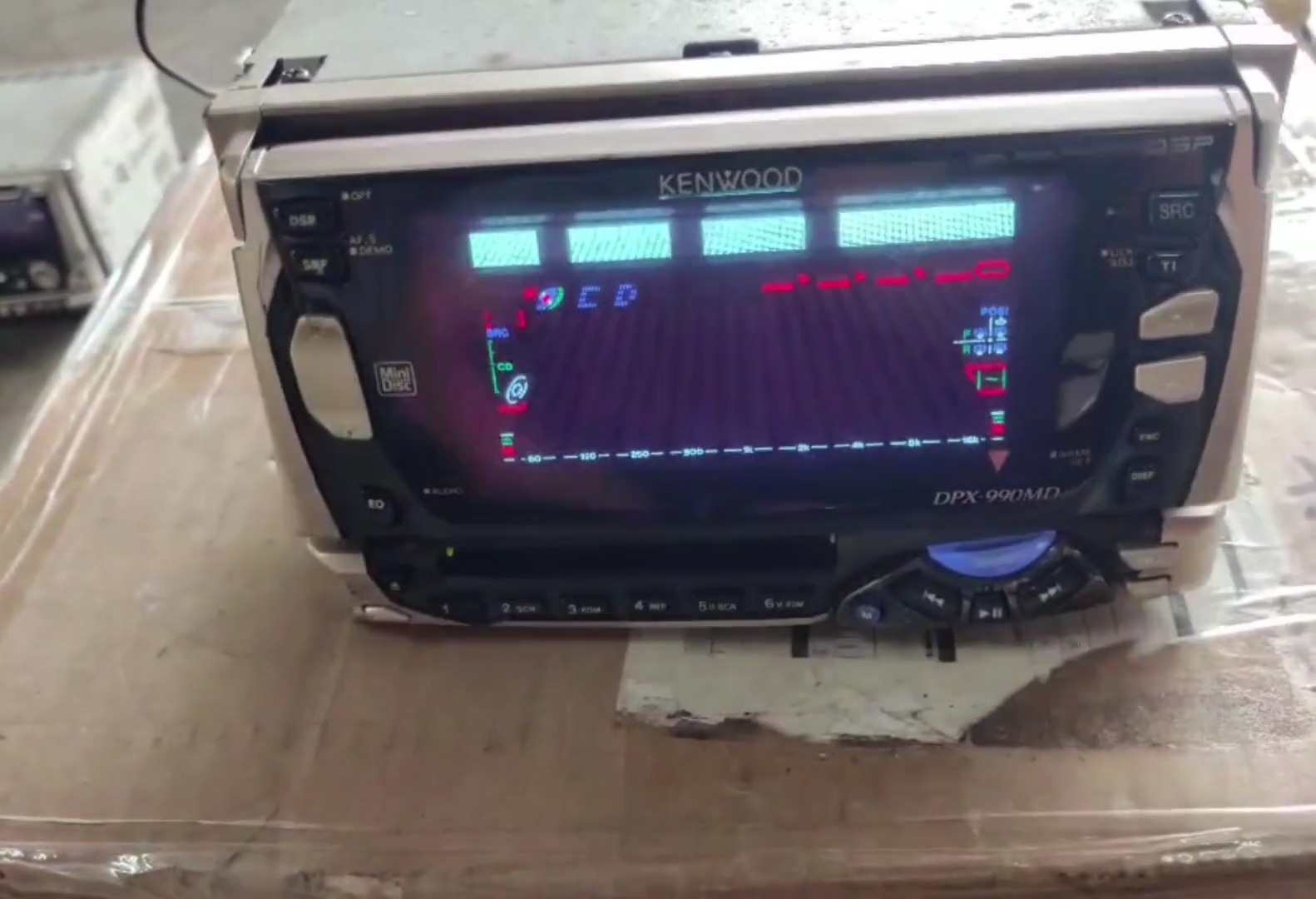 USED KENWOOD DPX-990MD MD CD RECEIVER FM89.9 Accessories