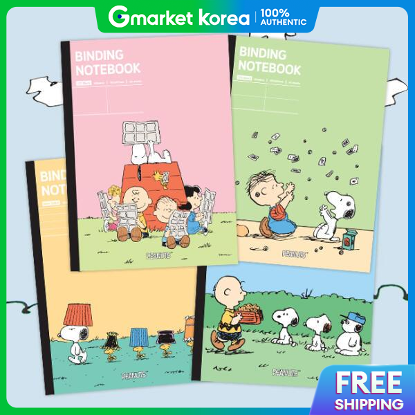 ART BOX | Artbox /Hohop Peanuts Snoopy Bound Notebook (4 Options)