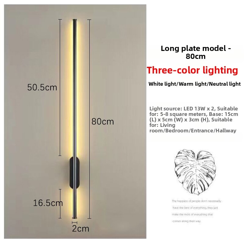 Modern Minimalist Atmosphere Wall Light Round