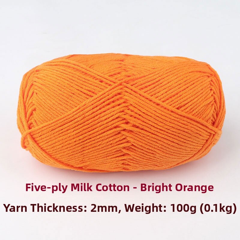 Multi-colored Gradient Yarn for DIY 5 Strands