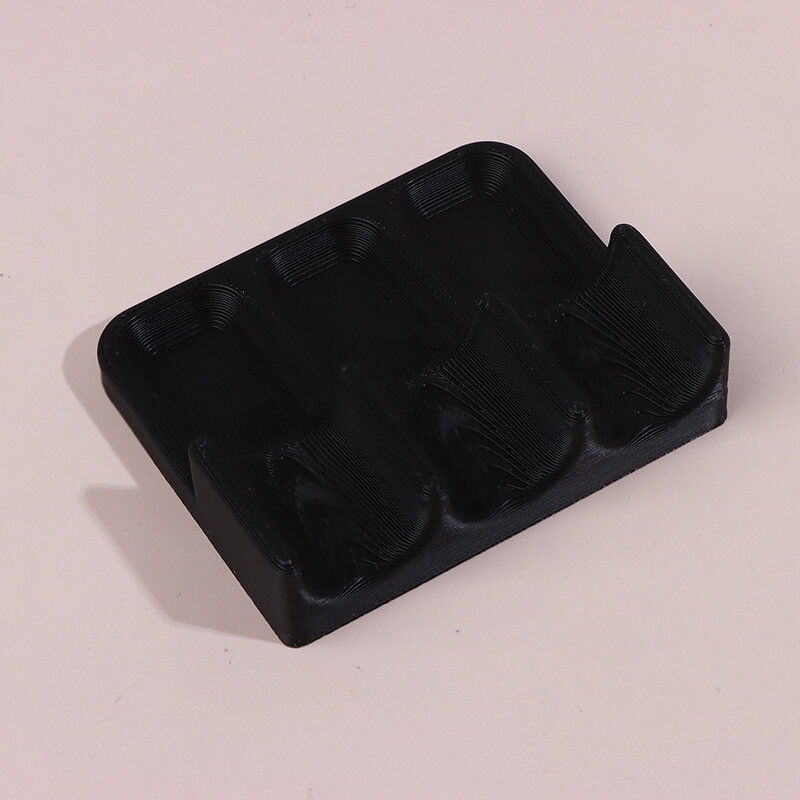 1Pc Paint Brush Rest Holder White Plastic 3 Slots Paintings Brushes Rests Drip Tray Pad for Watercolor Oil Acrylic Painting