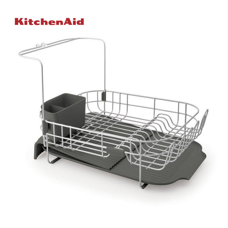 KitchenAid Expandable Dish-Drying Rack with Glassware Attachment - Charcoal Grey ราคา 2,867 บาท*ส่งฟรี