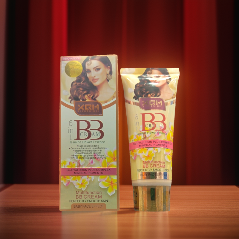 New Xqm BB Jasmine Flower Essence 6 in 1 Multifunction BB Cream With bio HYALURON Plus Complex Mineral Pigments WATERPROOF. 