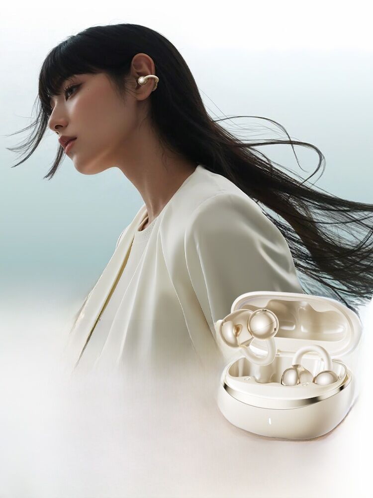 Bizoe | Bone Conduction Bluetooth Wireless Ear Clip Open Ear Headphones