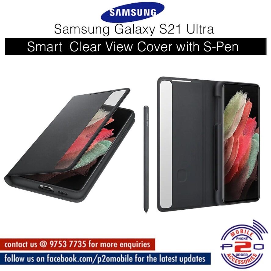 Samsung Galaxy S21 Ultra 5g Smart Clear View Cover With S Pen Lazada Singapore