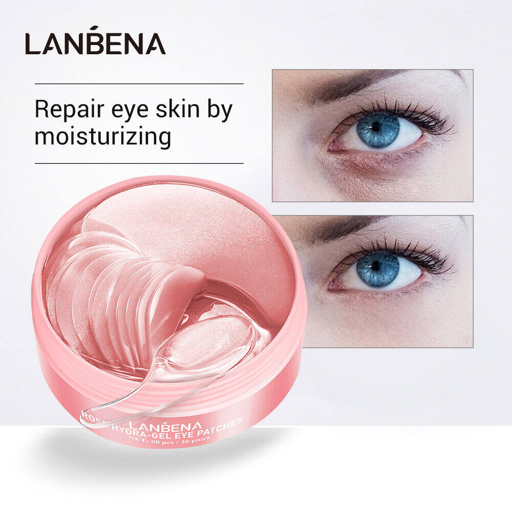 Màu xanh beina giữ ẩm cho da mi mắt, miếng che mắt, miếng che mắt, quầng thâm, mặt nạ mắt Lady